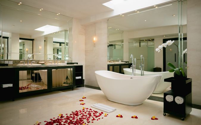 Bathroom Flower Decoration