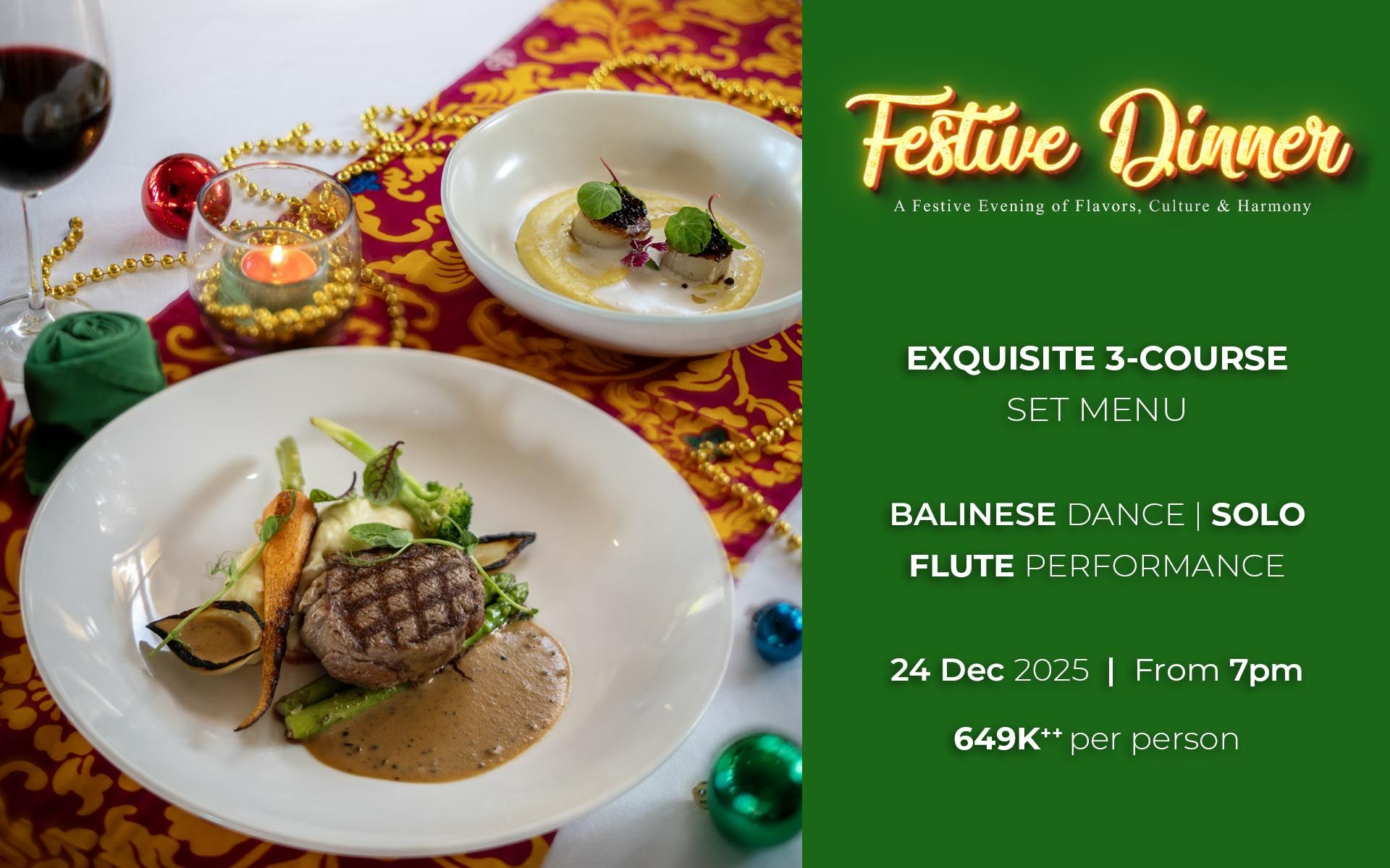 Festive Dinner - 2025 - Tejaprana Resort & Spa