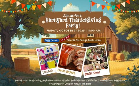 Thanksgiving Barnyard Party October 31, 2025