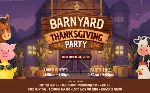 Thanksgiving Barnyard Party | October 31, 2026