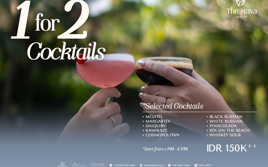 Serai Restaurant Happy Hour : Buy 1, Get 1 Free Cocktails!