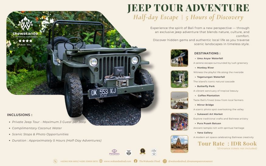 GET 5% DISC FOR JEEP TOUR ADVENTURE ONLY FOR SPECIAL ONLINE BOOKING