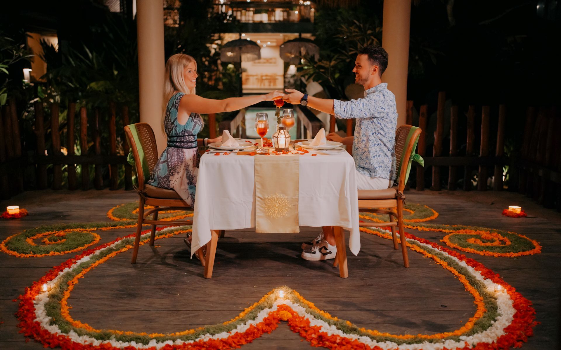 Get 5% discount for Romantic Candle Light Dinner at Yoga Shala - The Alena Resort A Pramana Experience