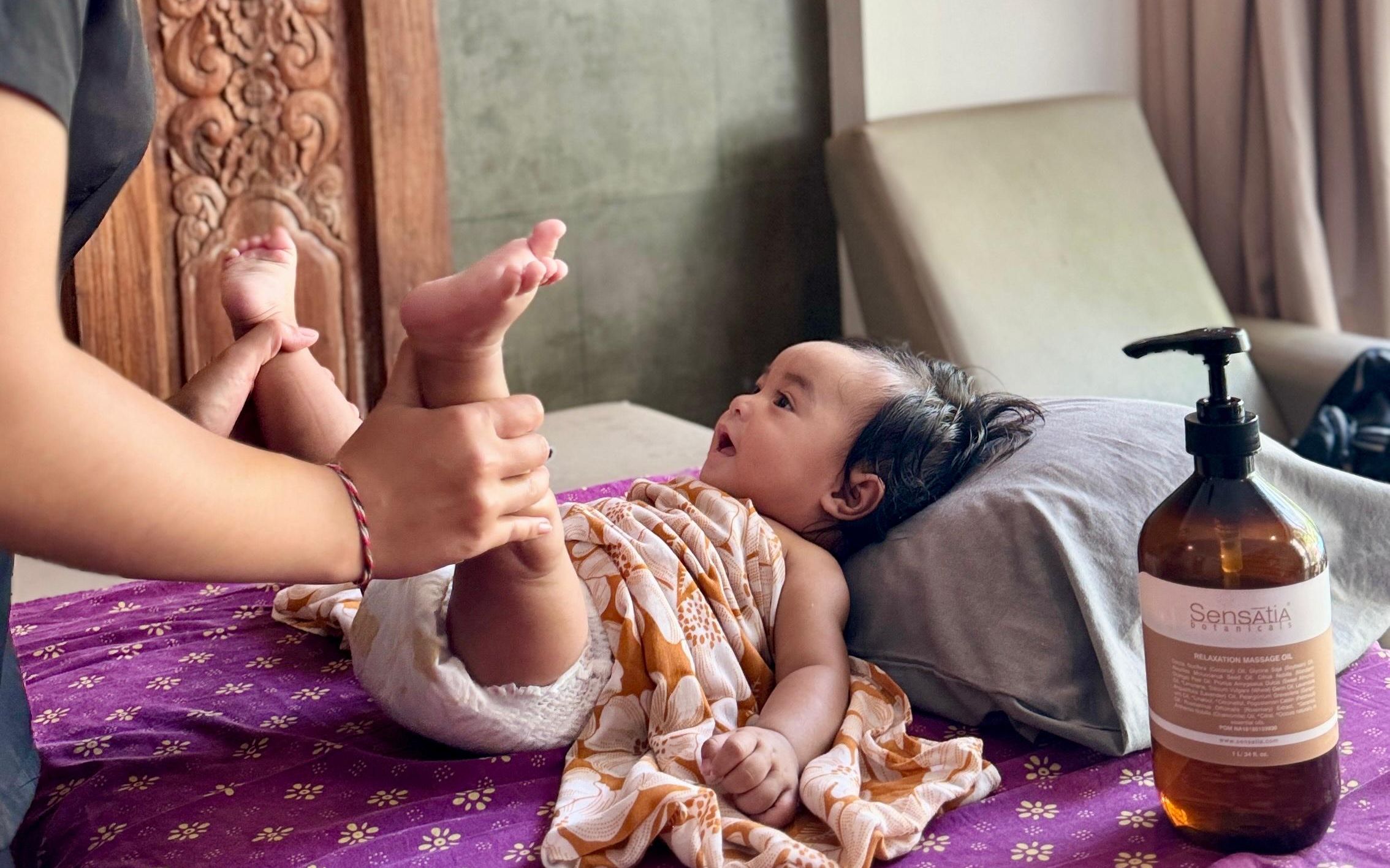 Get 10% disc for 45 Minutes Kids Massage for online booking - Tapa Tepi Kali Canggu
