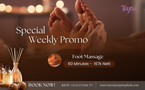 Special Offers for 60 minutes Foot Massage only for booking online