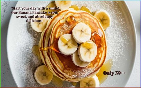 Special promo for our sweetness is Banana Pancake for booking online