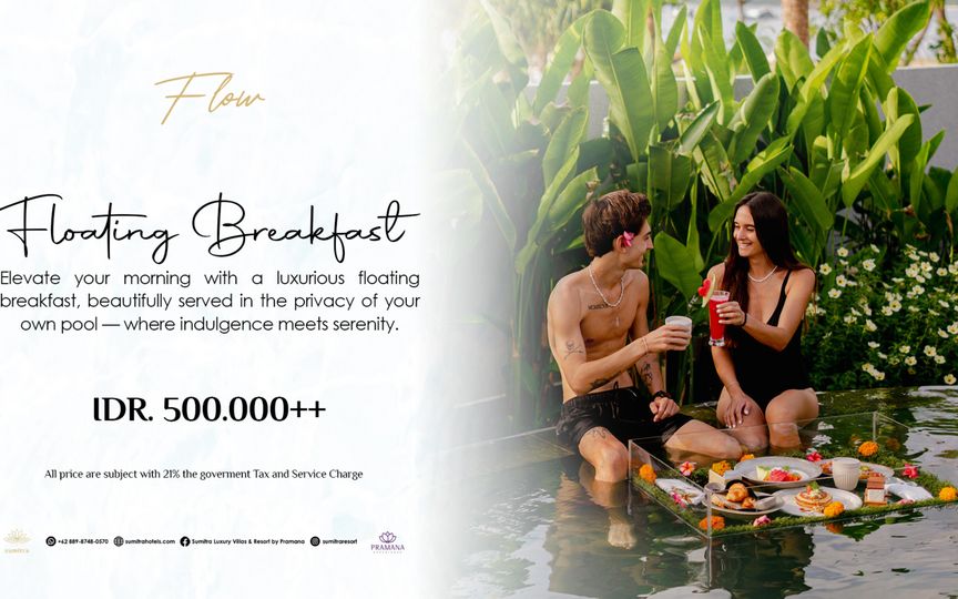 In-Villa Floating Breakfast