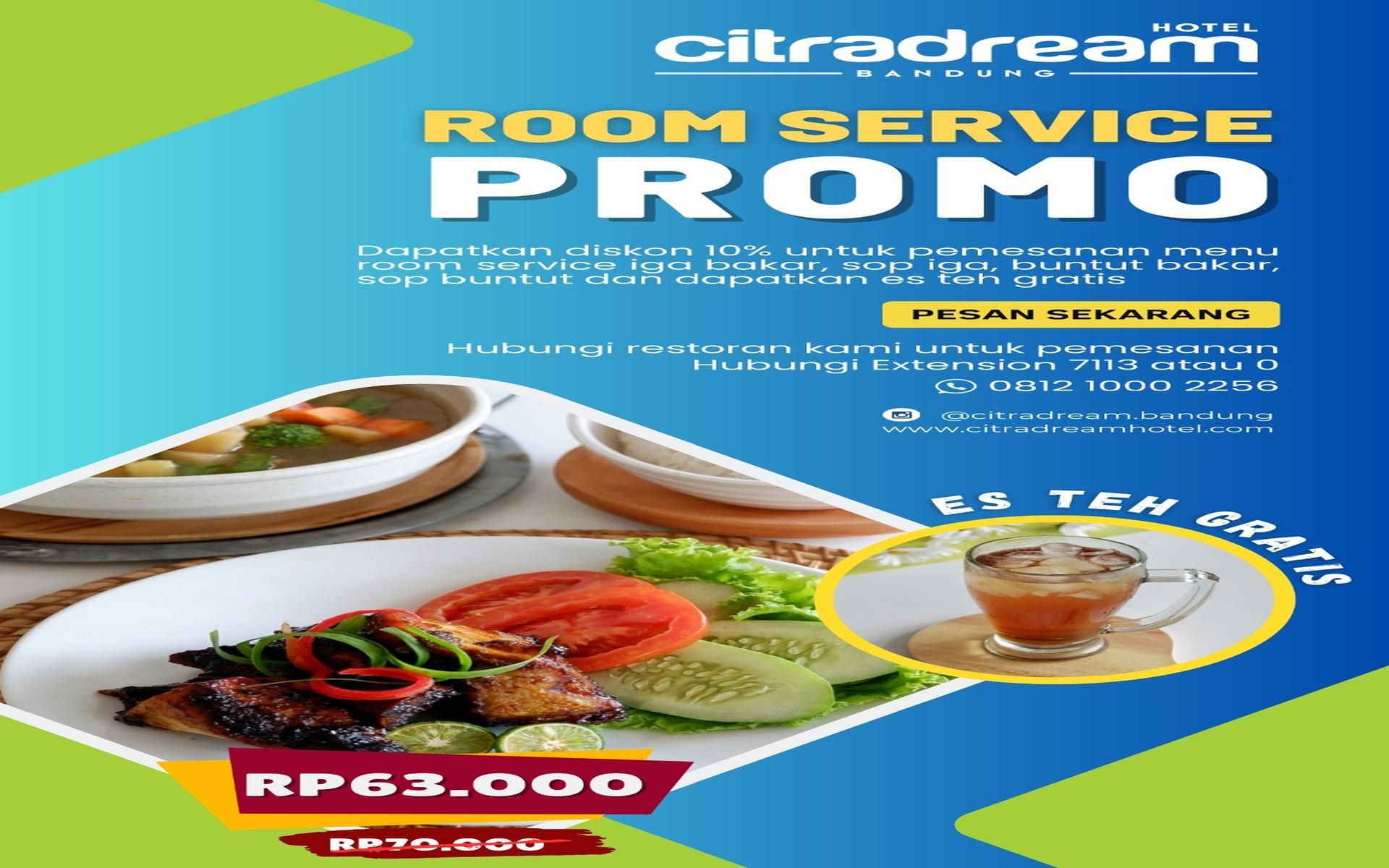 Promo Iga/Buntut Bakar/Kuah - Hotel Citradream Bandung