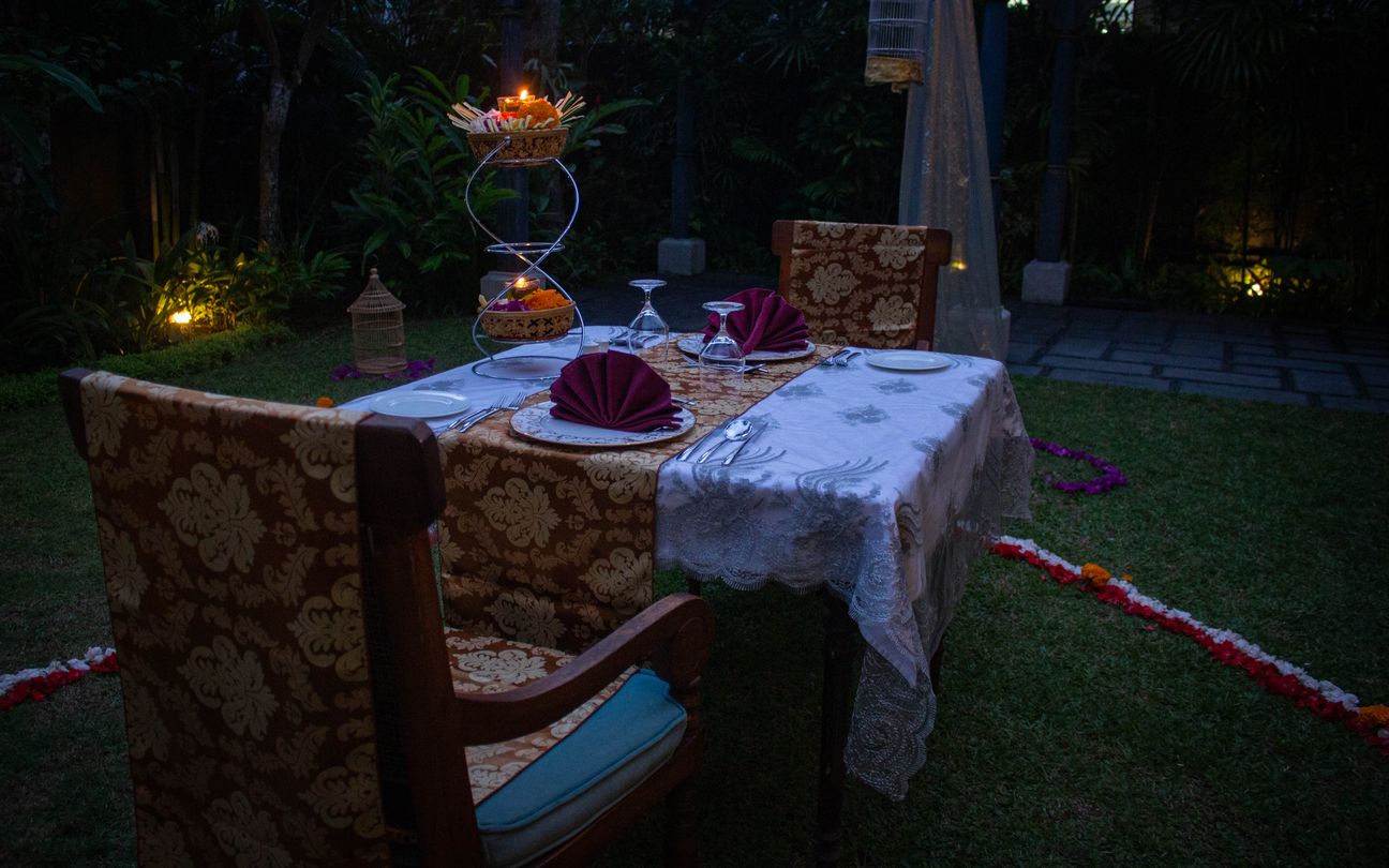 Romantic in Love - Romantic Dinner with Spa for 120 Minutes