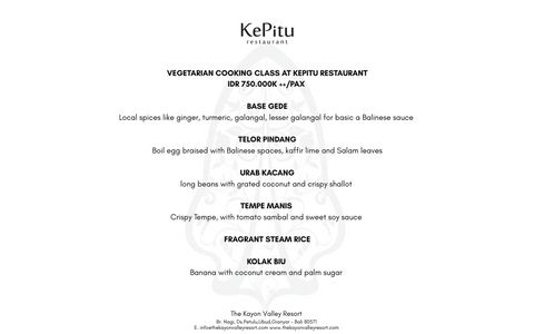 10% OFF - Balinese Cooking Class