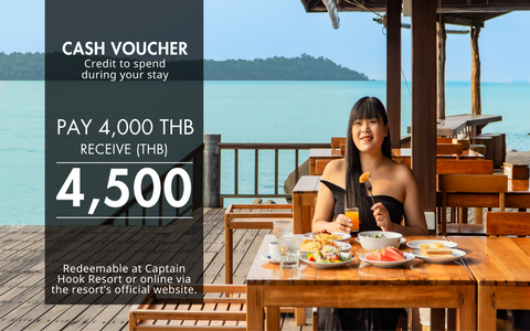 Captain Hook Resort Cash Voucher