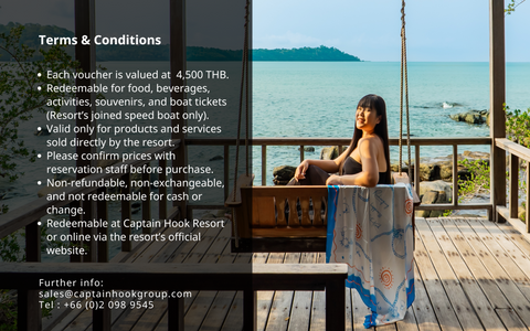 Captain Hook Resort Cash Voucher